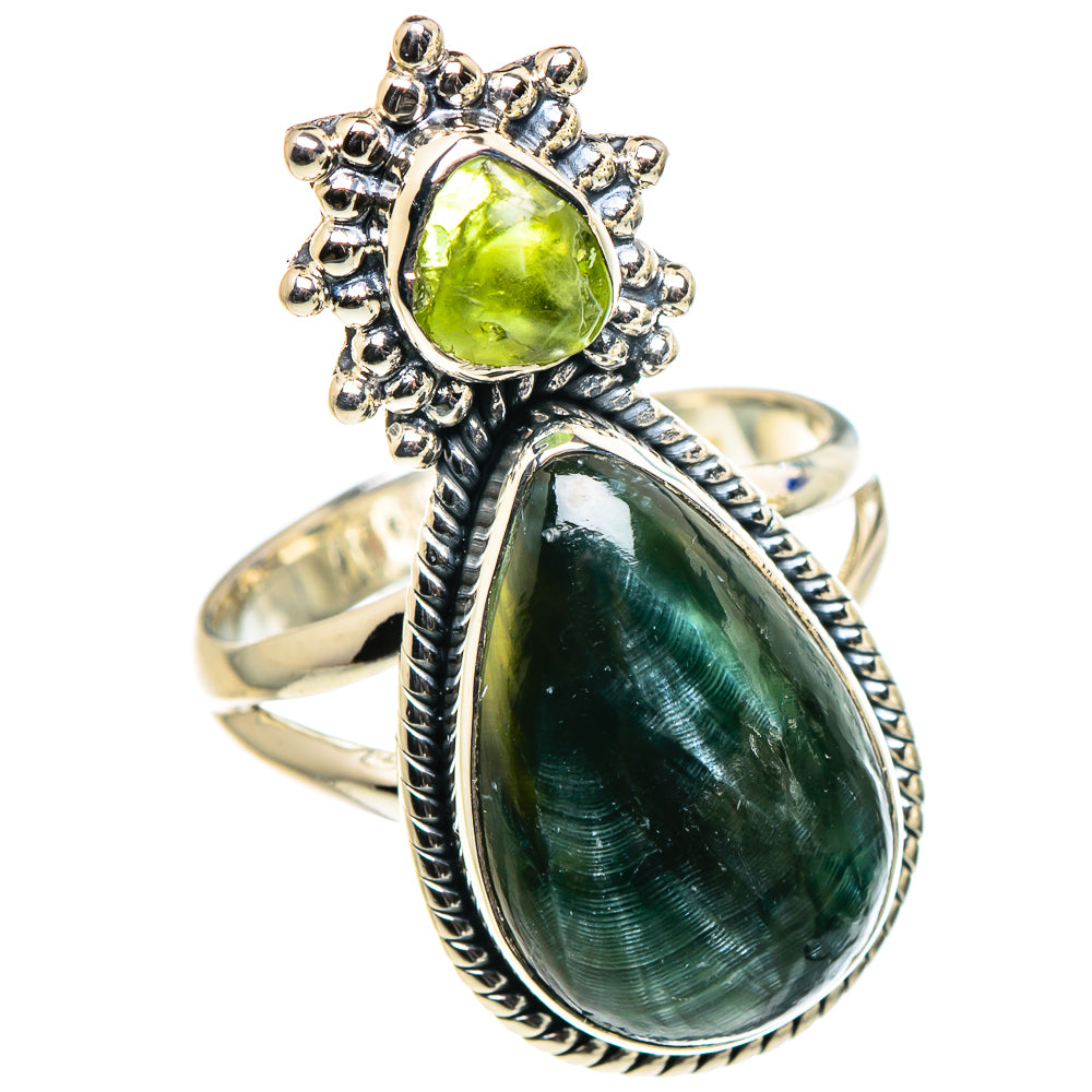 Seraphinite Rings handcrafted by Anasilvercos - RING94655