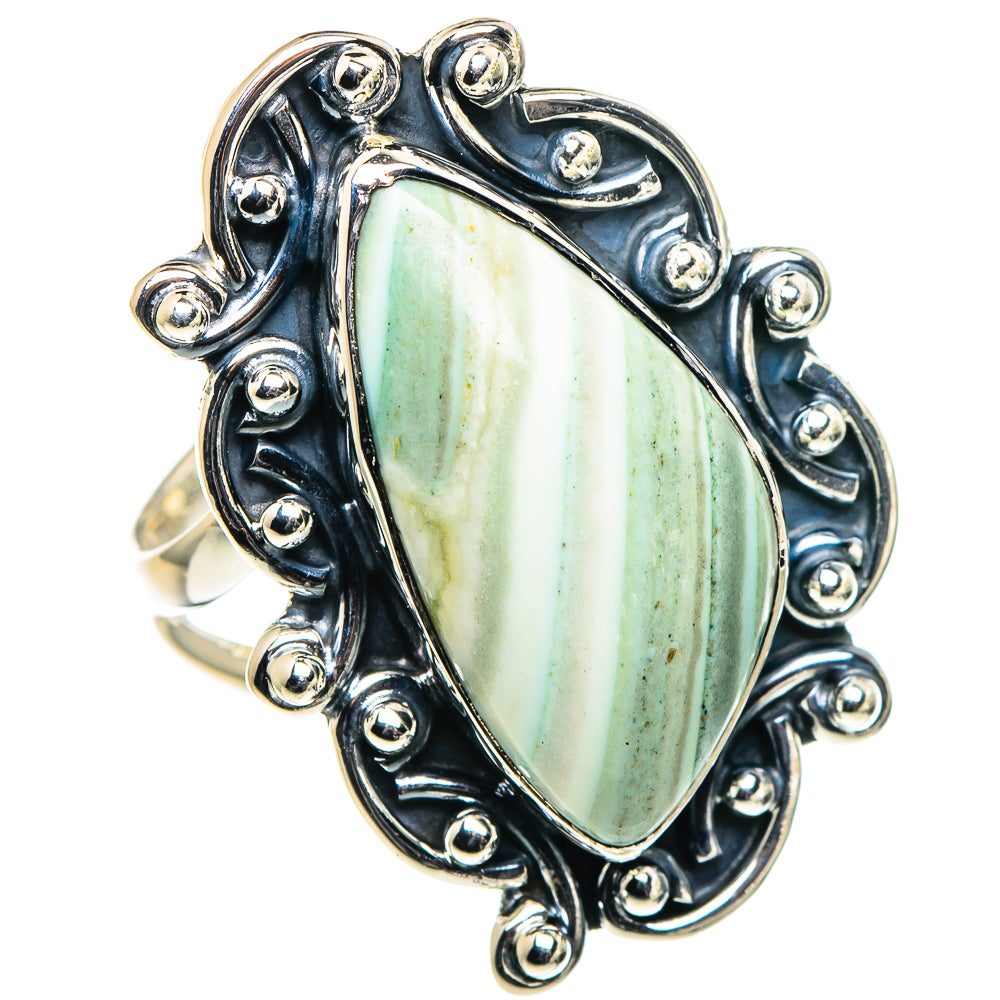 Ocean Jasper Rings handcrafted by Anasilvercos - RING94657 - Photo 2