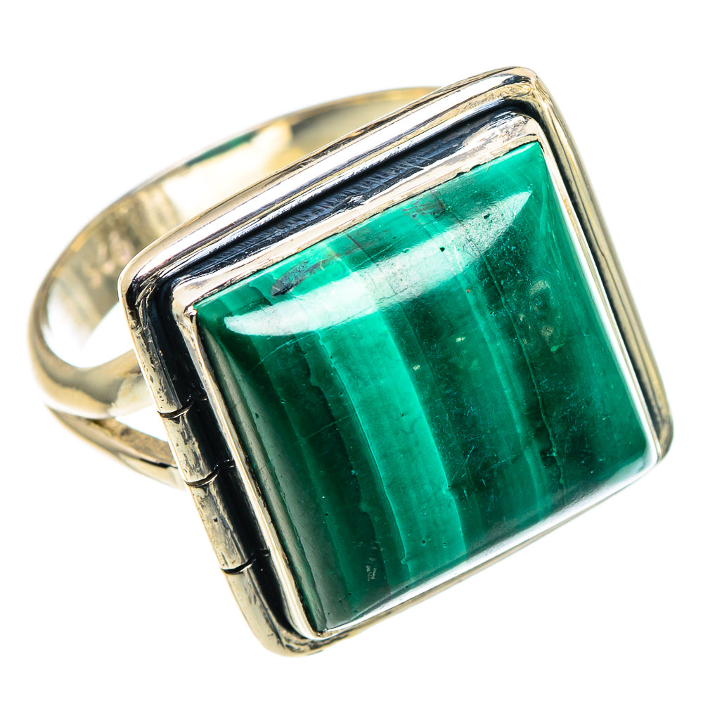 Malachite Rings handcrafted by Anasilvercos - RING94660