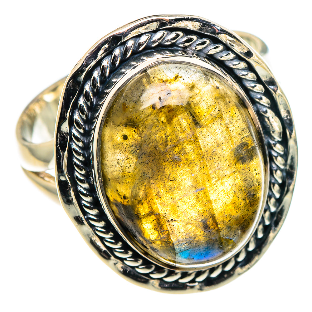 Labradorite Rings handcrafted by Anasilvercos - RING94671