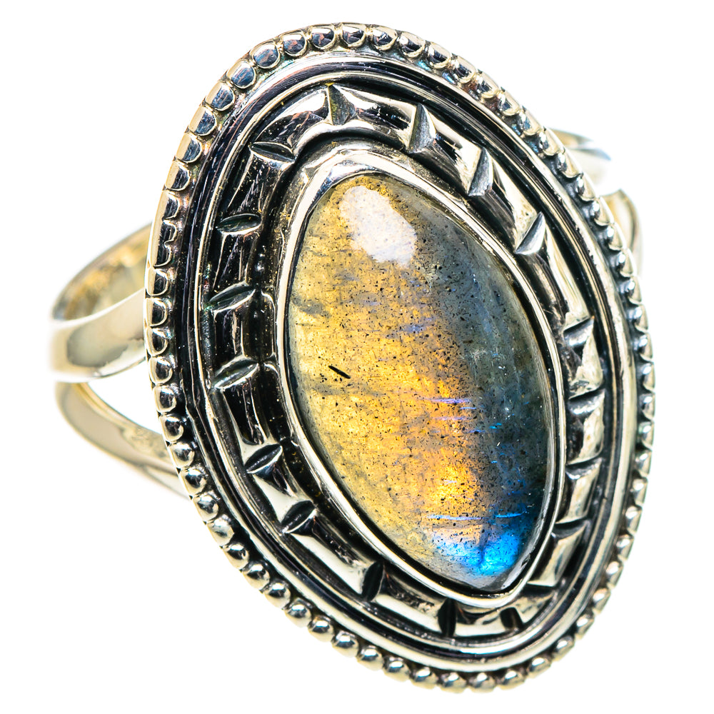 Labradorite Rings handcrafted by Anasilvercos - RING94674