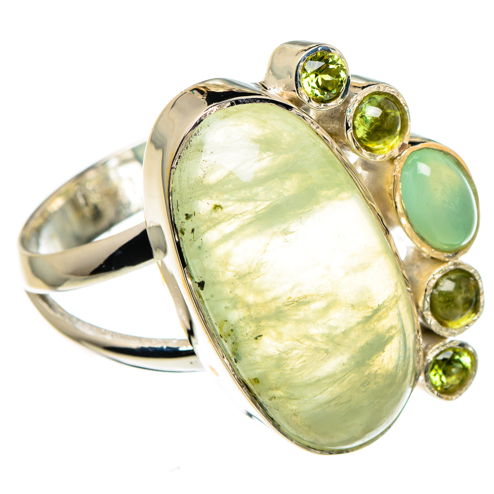 Prehnite Rings handcrafted by Anasilvercos - RING94678