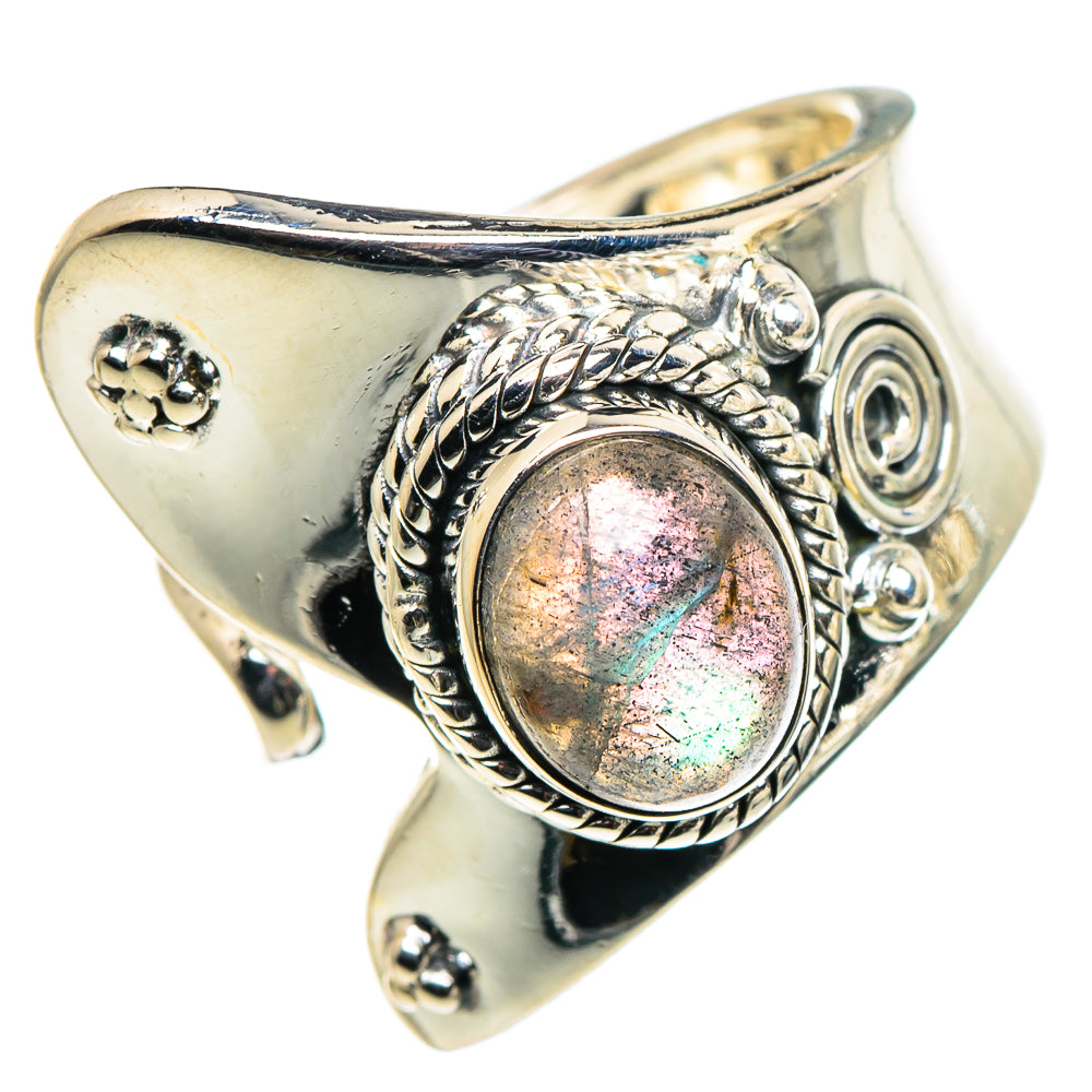 Labradorite Rings handcrafted by Anasilvercos - RING94679