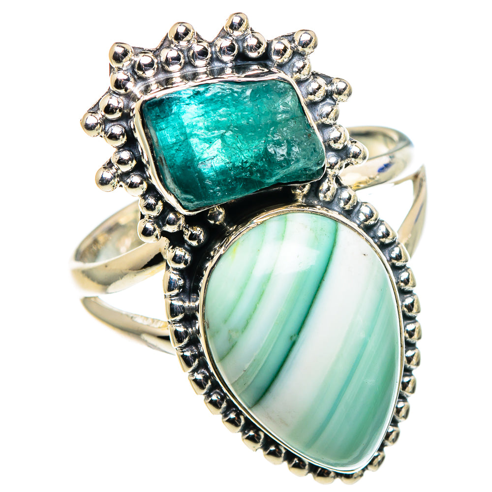 Ocean Jasper Rings handcrafted by Anasilvercos - RING94682
