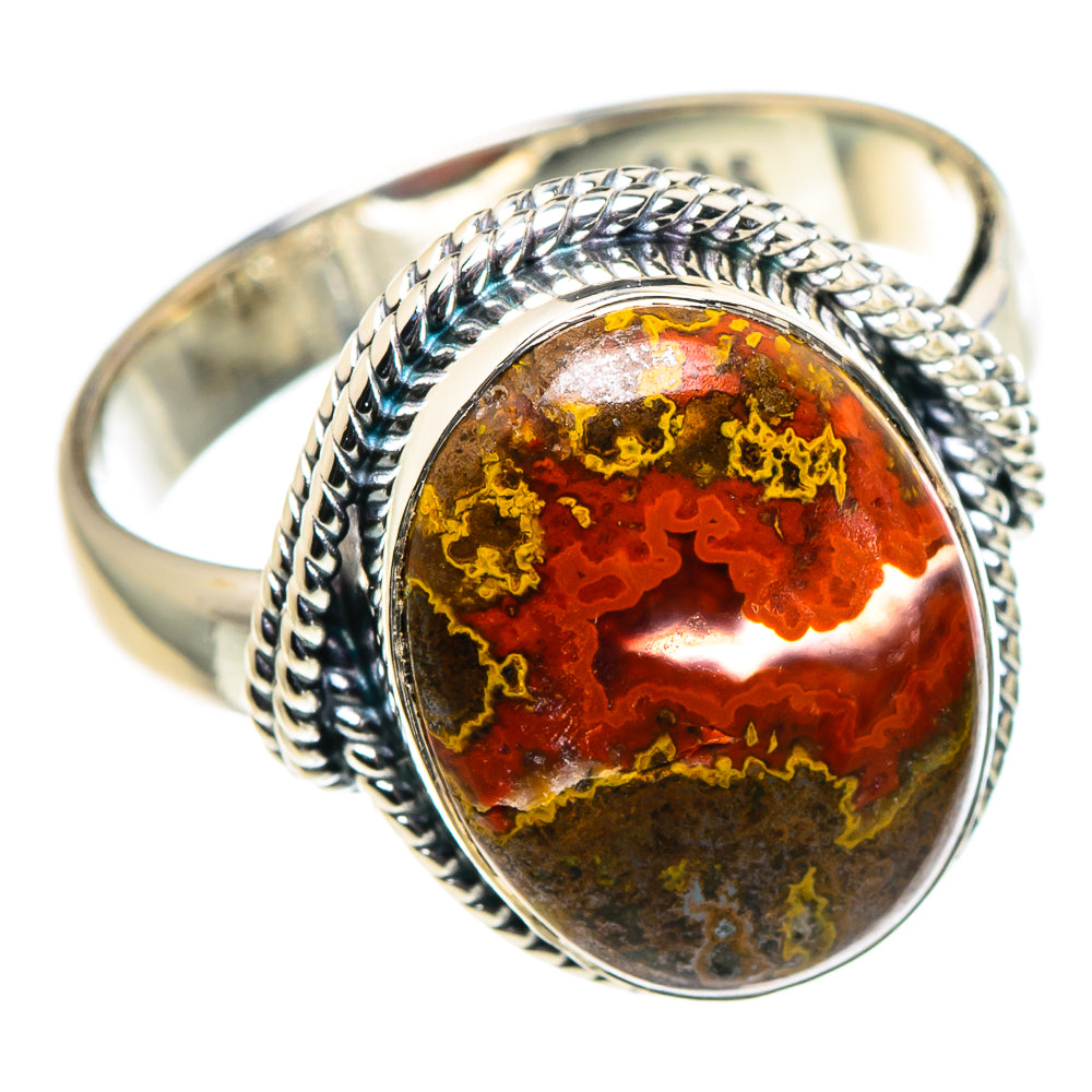 Morocco Agate Rings handcrafted by Anasilvercos - RING94687