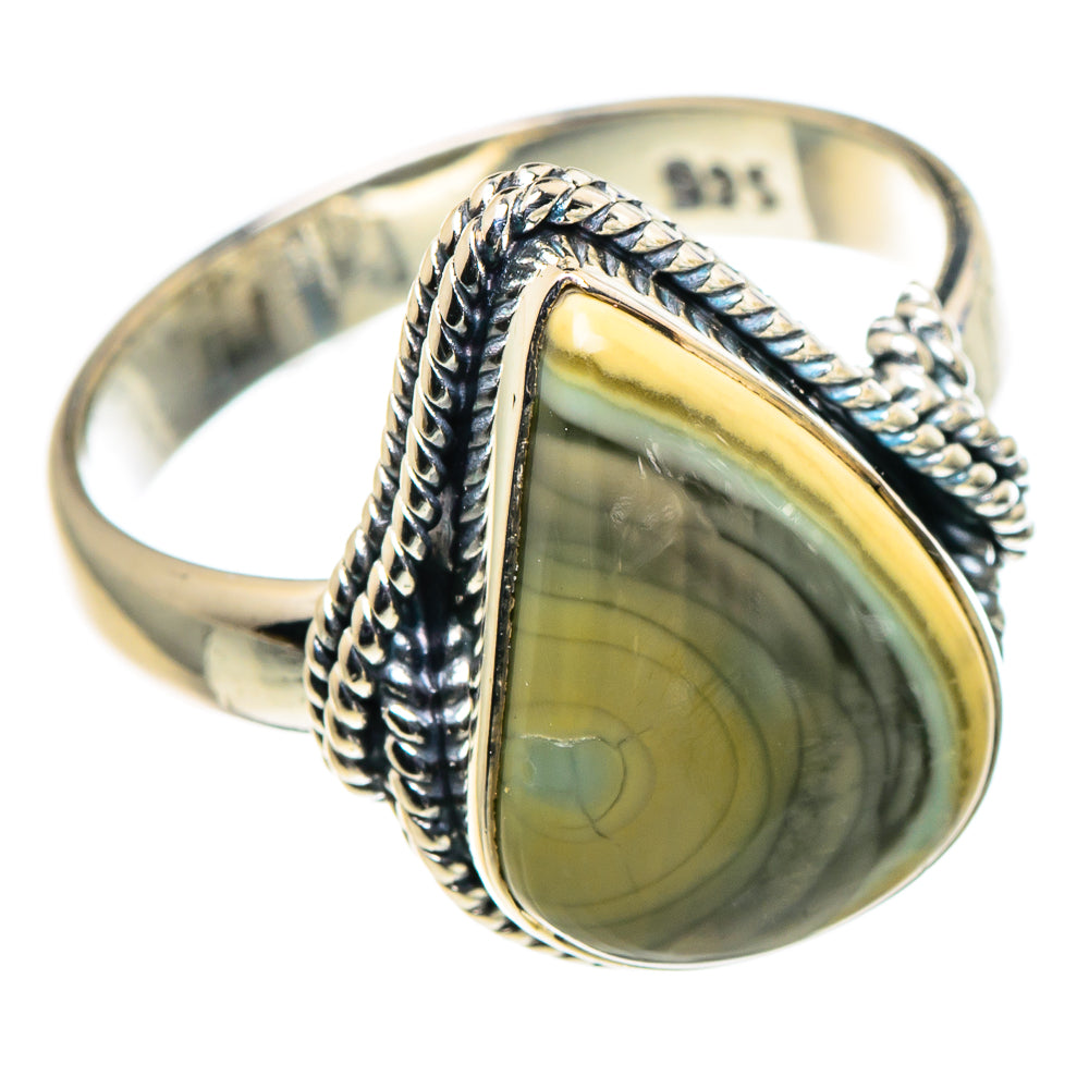 Willow Creek Jasper Rings handcrafted by Anasilvercos - RING94689