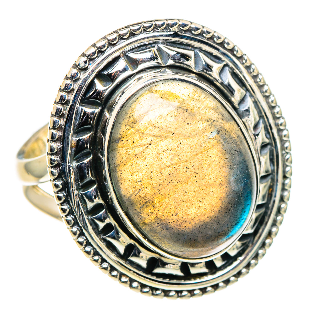 Labradorite Rings handcrafted by Anasilvercos - RING94699 - Photo 2