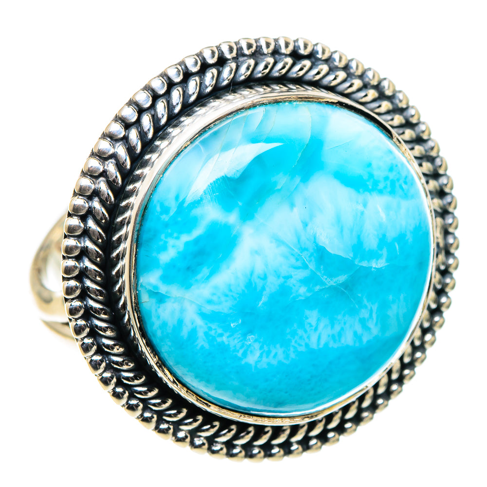 Larimar Rings handcrafted by Anasilvercos - RING94703