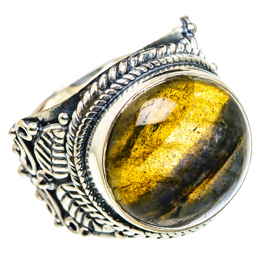 Labradorite Rings handcrafted by Anasilvercos - RING94704
