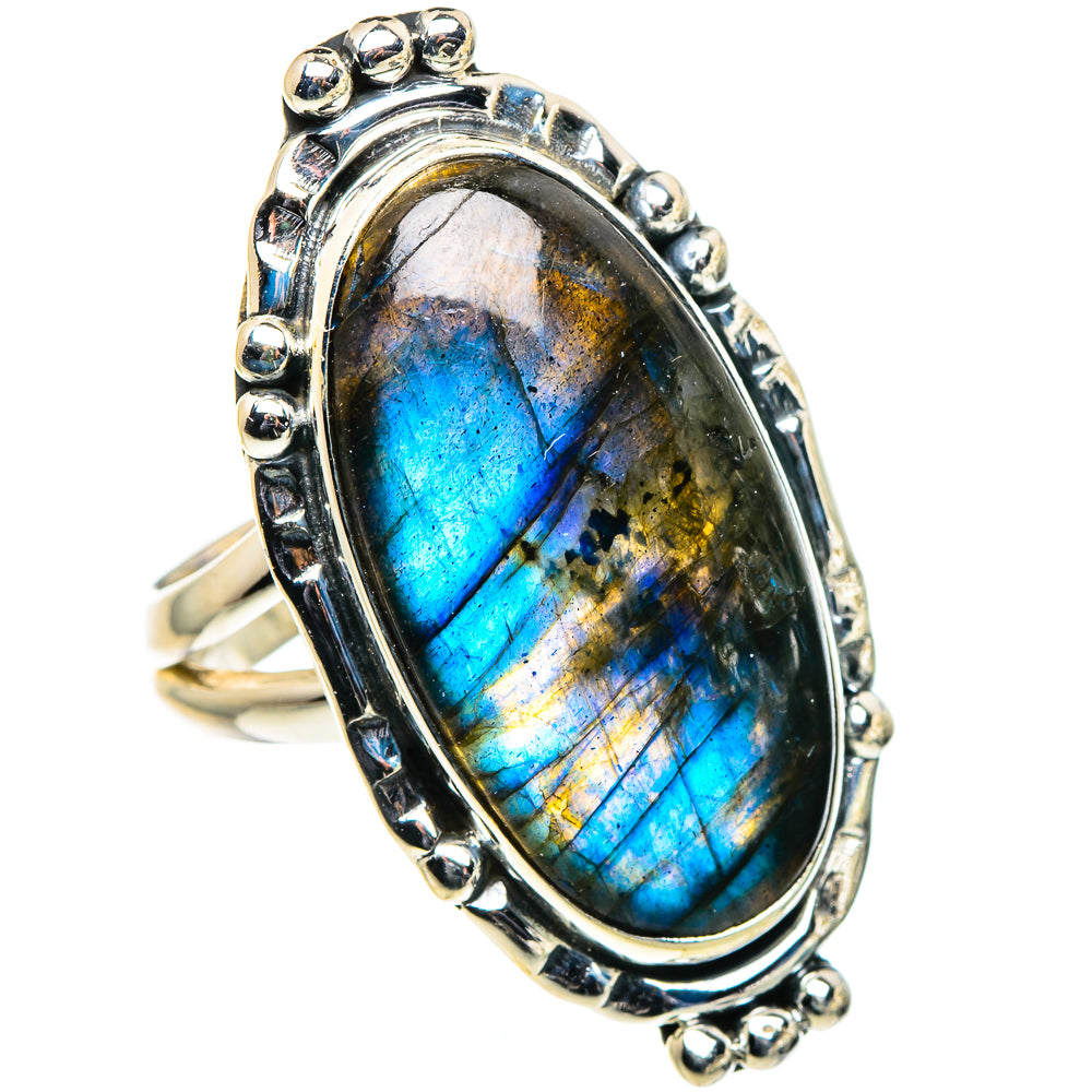 Labradorite Rings handcrafted by Anasilvercos - RING94710