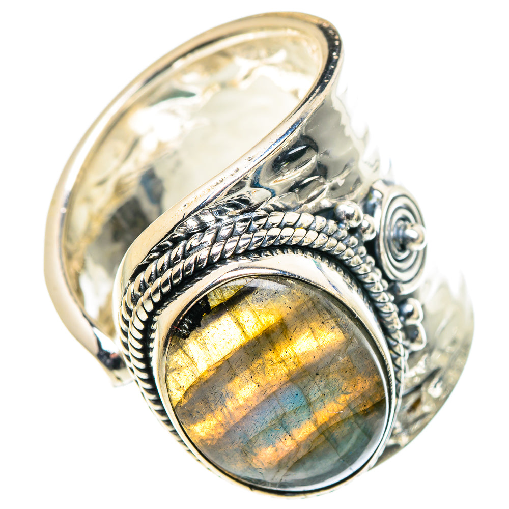 Labradorite Rings handcrafted by Anasilvercos - RING94712