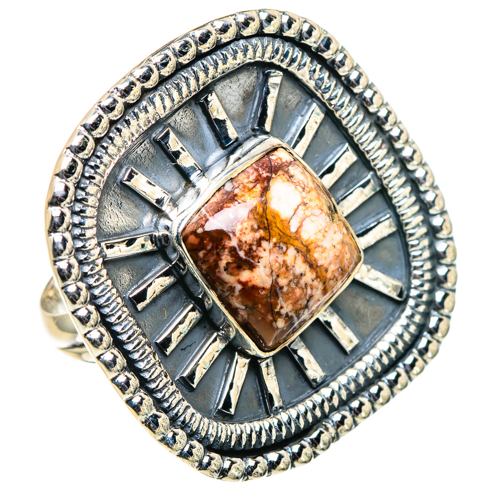 Wild Horse Jasper Rings handcrafted by Anasilvercos - RING94734 - Photo 2