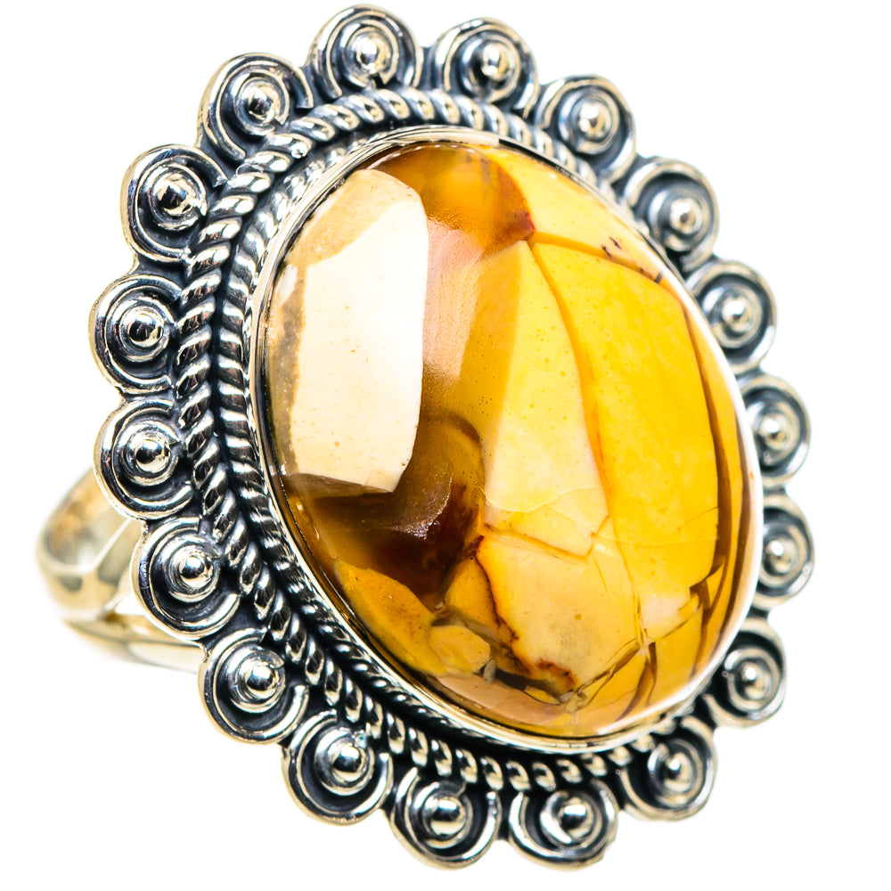 Brecciated Mookaite Rings handcrafted by Anasilvercos - RING94737