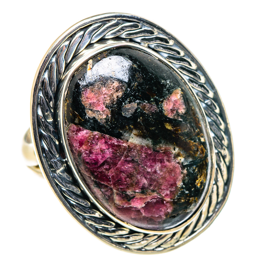 Russian Eudialyte Rings handcrafted by Anasilvercos - RING94741