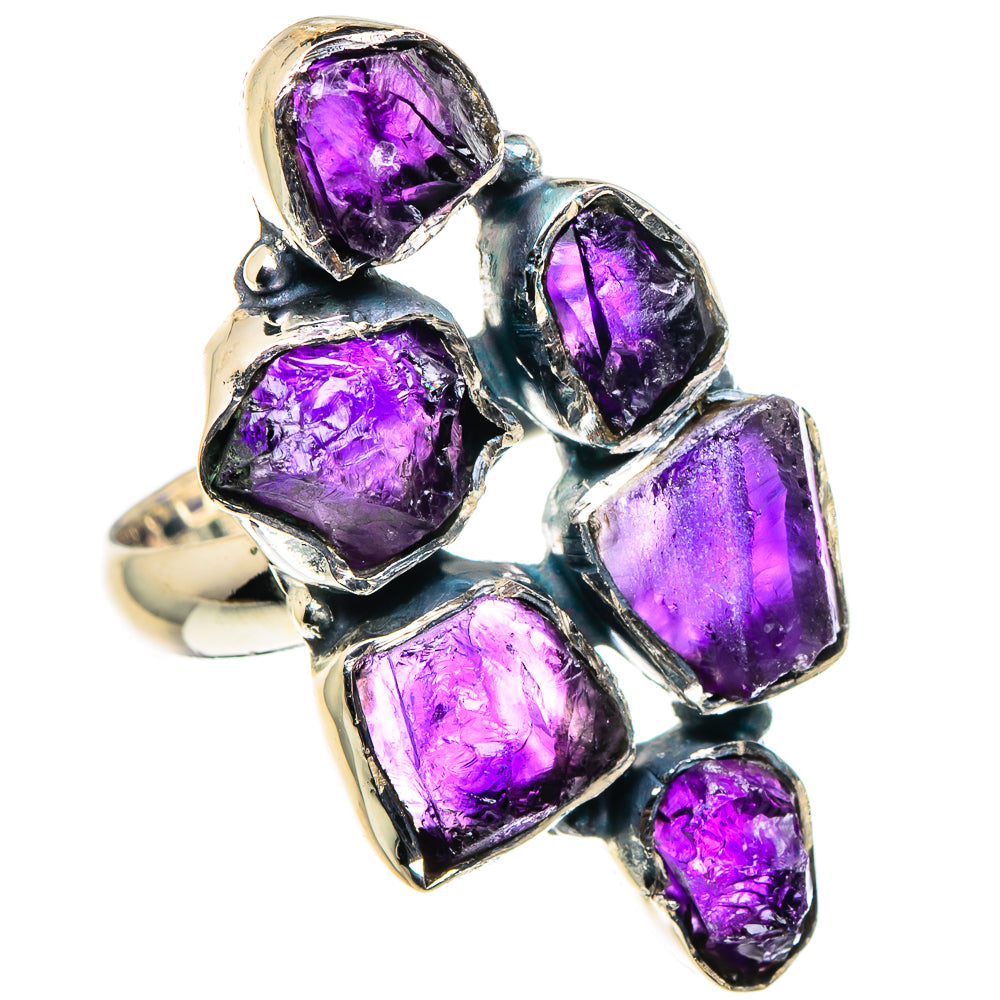 Amethyst Rings handcrafted by Anasilvercos - RING94743