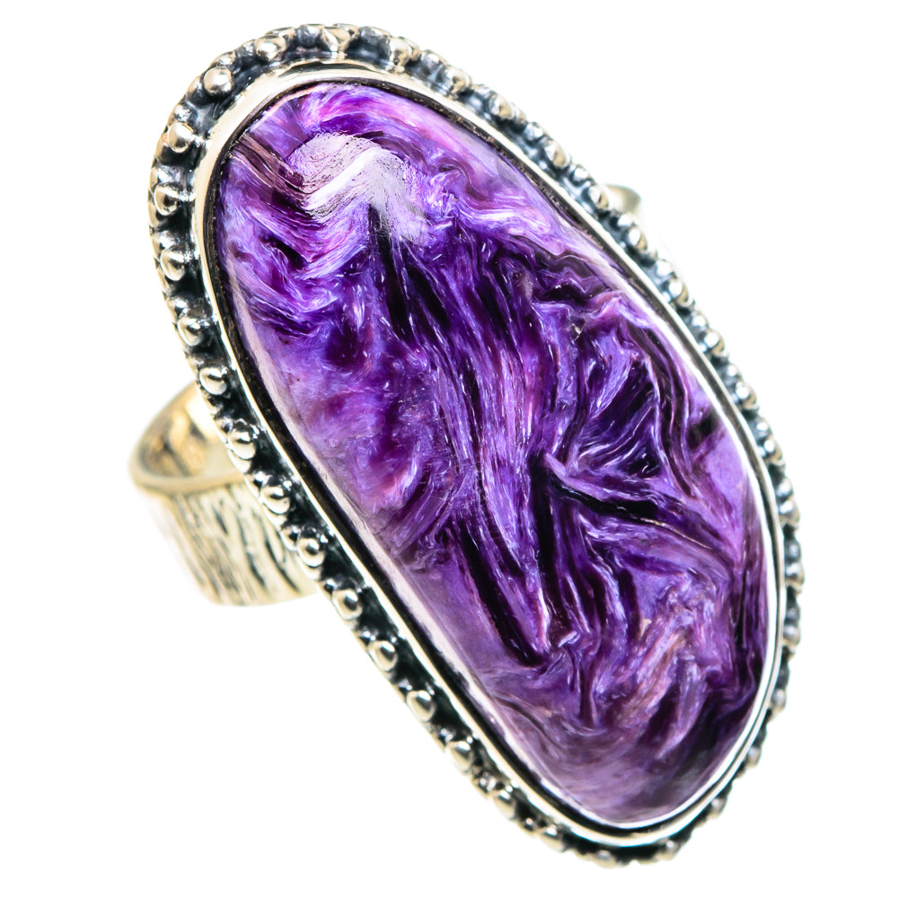Charoite Rings handcrafted by Anasilvercos - RING94747