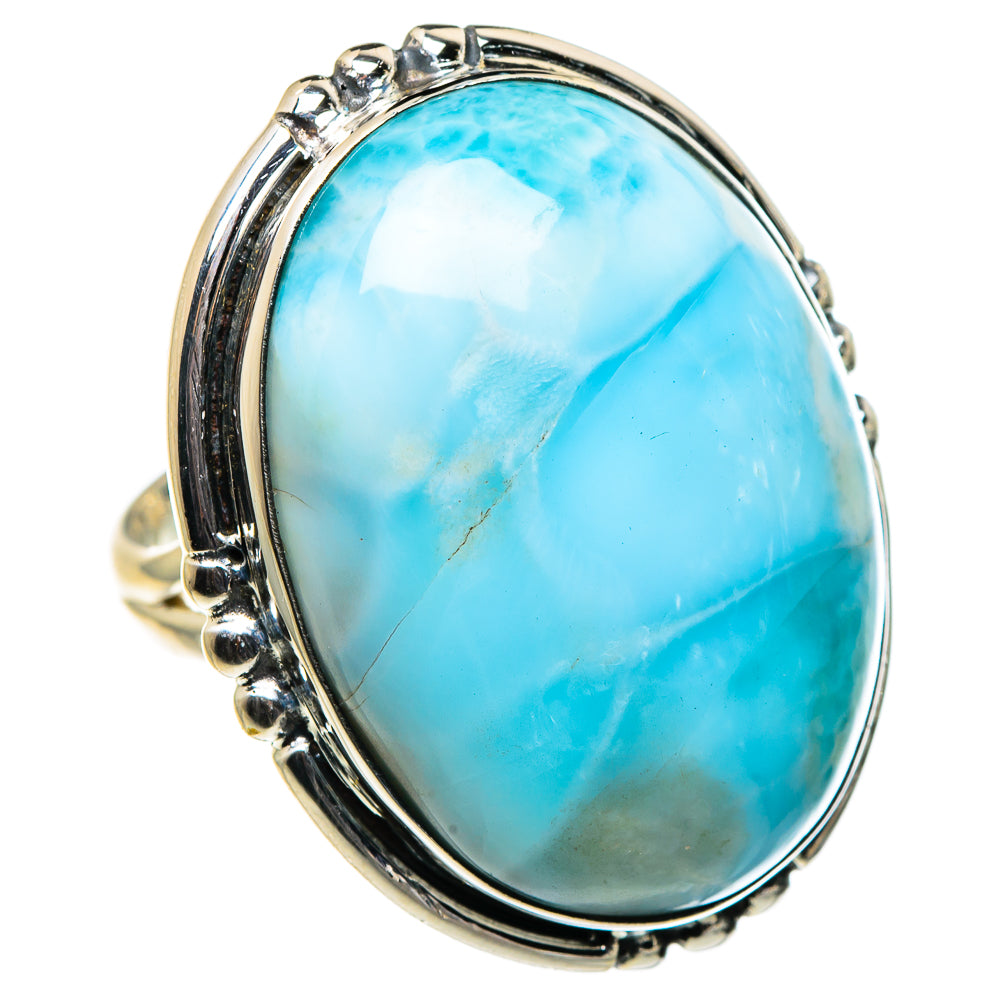 Larimar Rings handcrafted by Anasilvercos - RING94764