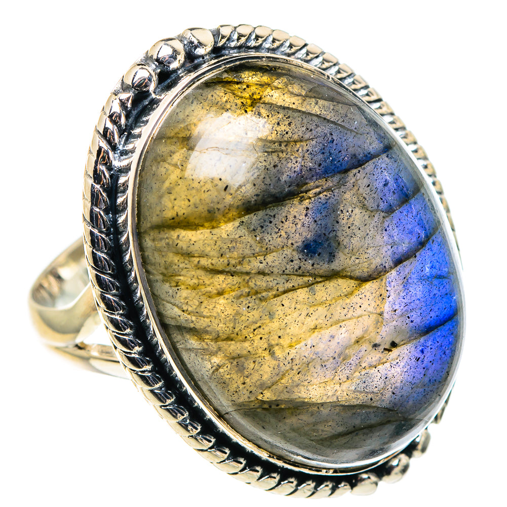 Labradorite Rings handcrafted by Anasilvercos - RING94765