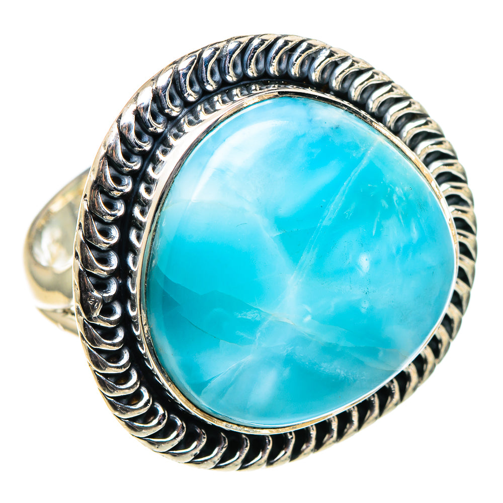 Larimar Rings handcrafted by Anasilvercos - RING94766