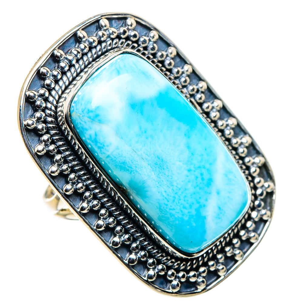 Larimar Rings handcrafted by Anasilvercos - RING94771