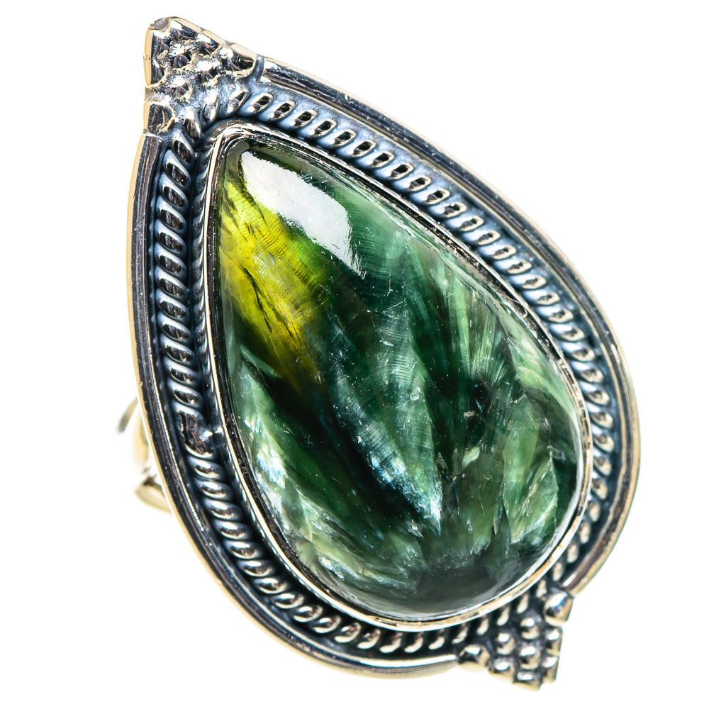 Seraphinite Rings handcrafted by Anasilvercos - RING94783
