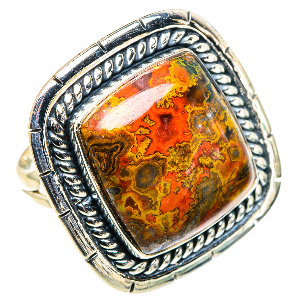 Morocco Agate Rings handcrafted by Anasilvercos - RING94787 - Photo 2