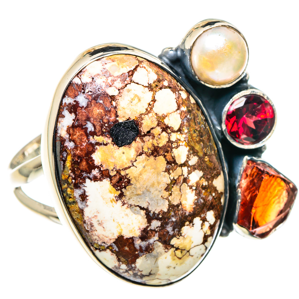 Wild Horse Jasper Rings handcrafted by Anasilvercos - RING94791
