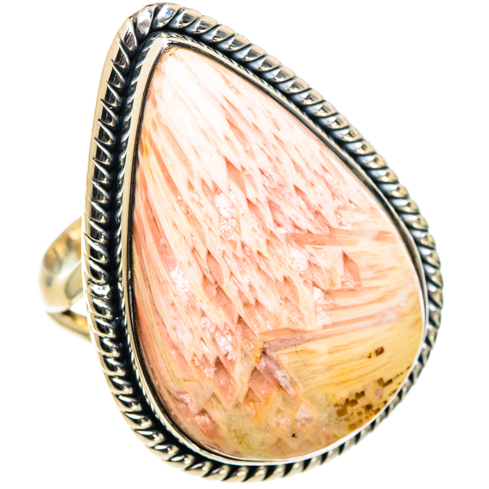 Scolecite Rings handcrafted by Anasilvercos - RING94796