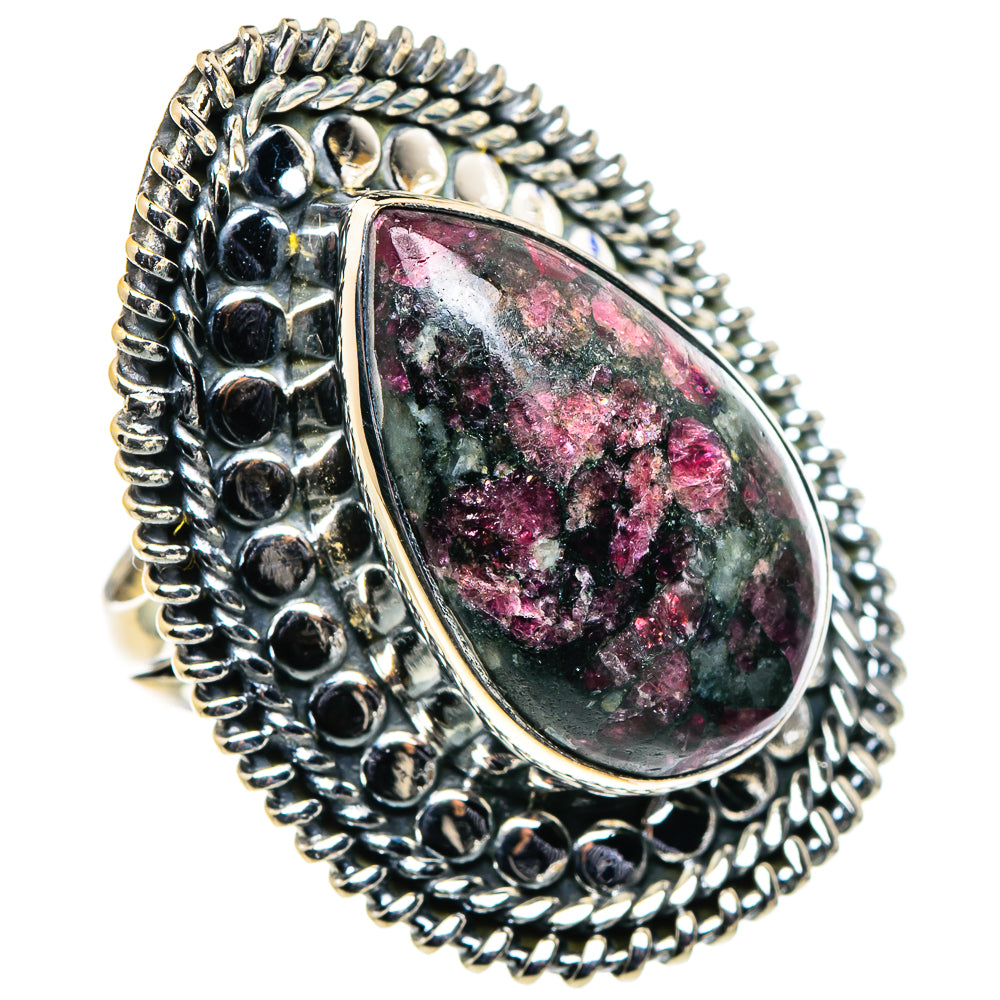 Russian Eudialyte Rings handcrafted by Anasilvercos - RING94801
