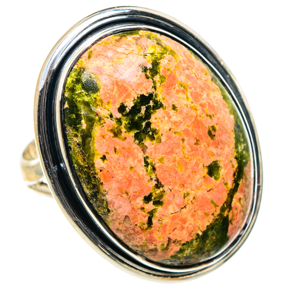 Unakite Rings handcrafted by Anasilvercos - RING94814