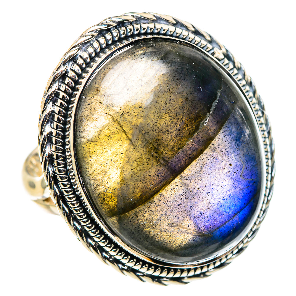 Labradorite Rings handcrafted by Anasilvercos - RING94822