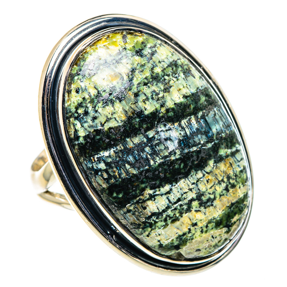 Lizard Jasper Rings handcrafted by Anasilvercos - RING94830 - Photo 2