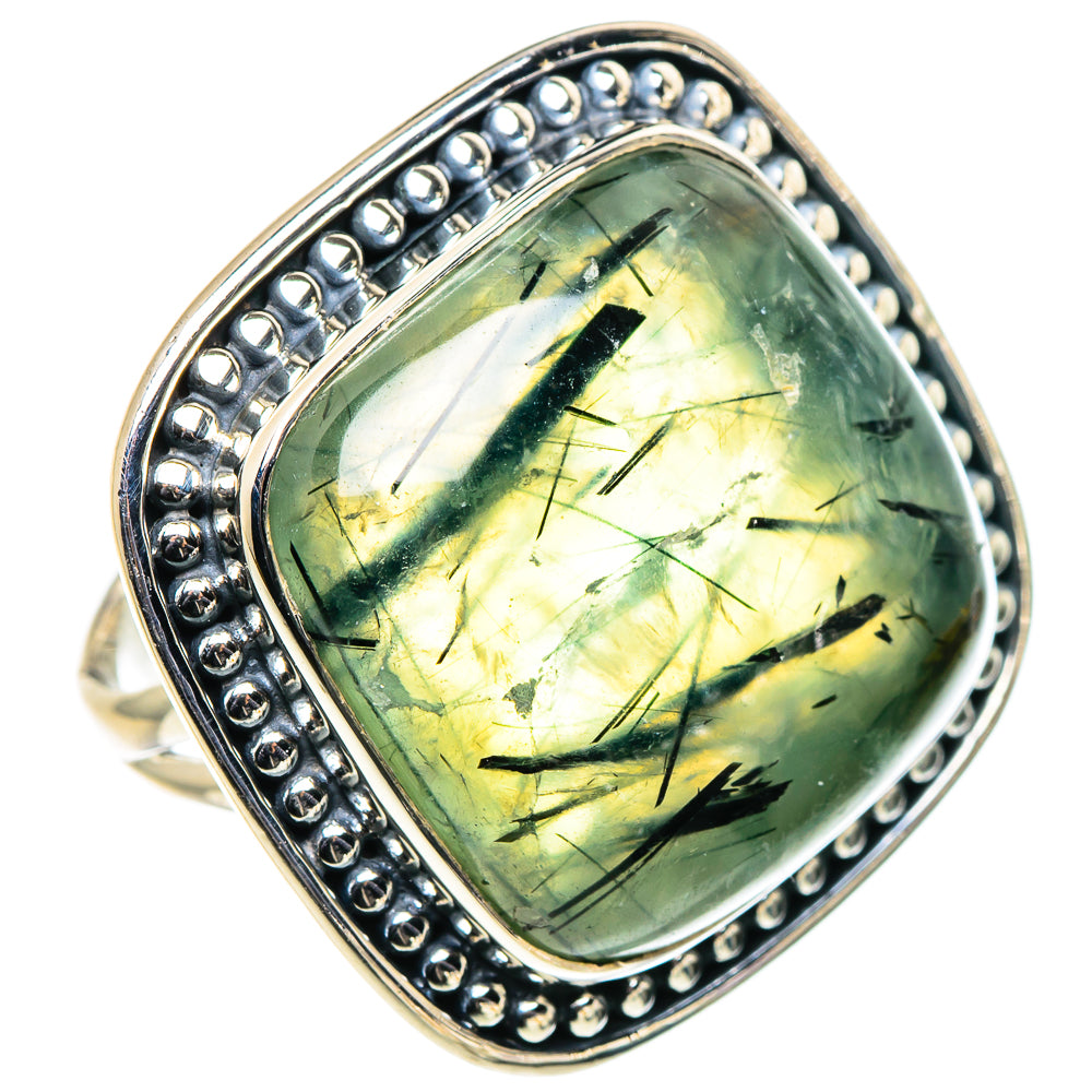 Prehnite Rings handcrafted by Anasilvercos - RING94834