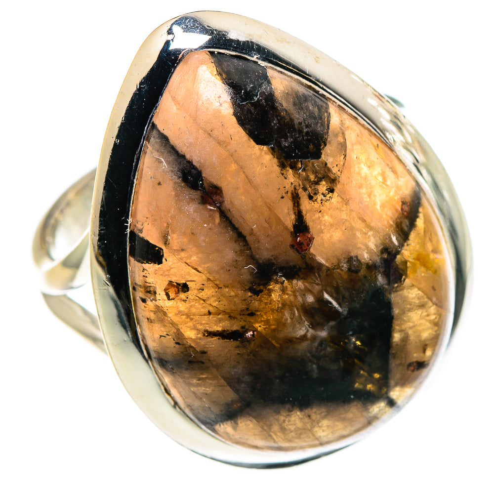 Chiastolite Rings handcrafted by Anasilvercos - RING94840 - Photo 2