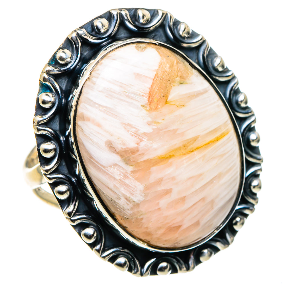 Scolecite Rings handcrafted by Anasilvercos - RING94846
