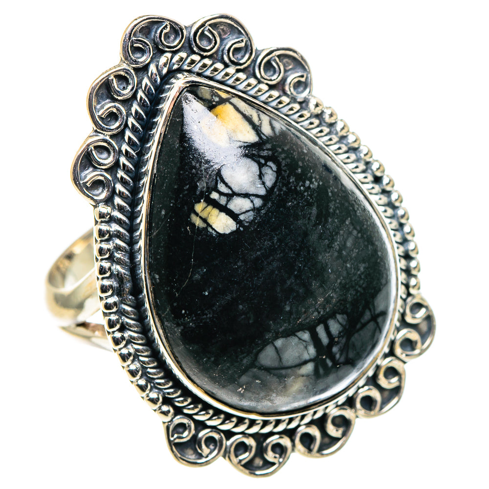 Psilomelane Rings handcrafted by Anasilvercos - RING94852 - Photo 2