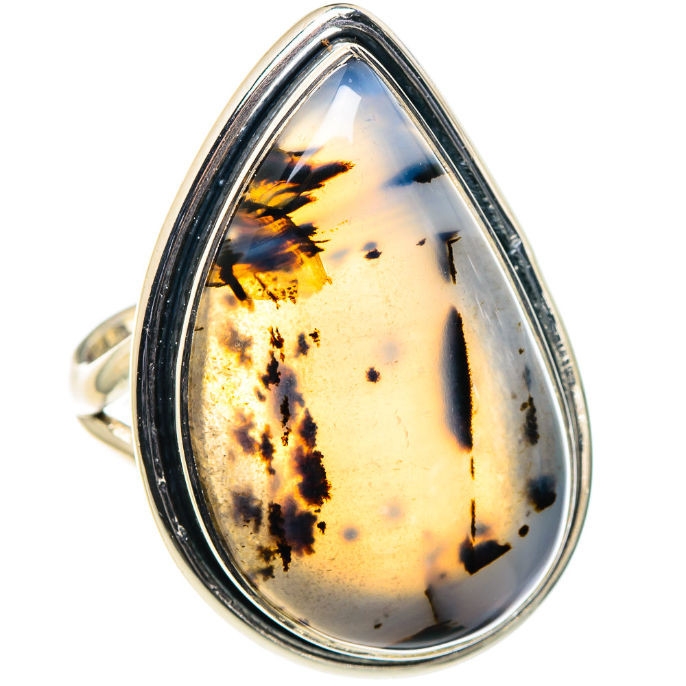 Dendritic Opal Rings handcrafted by Anasilvercos - RING94854