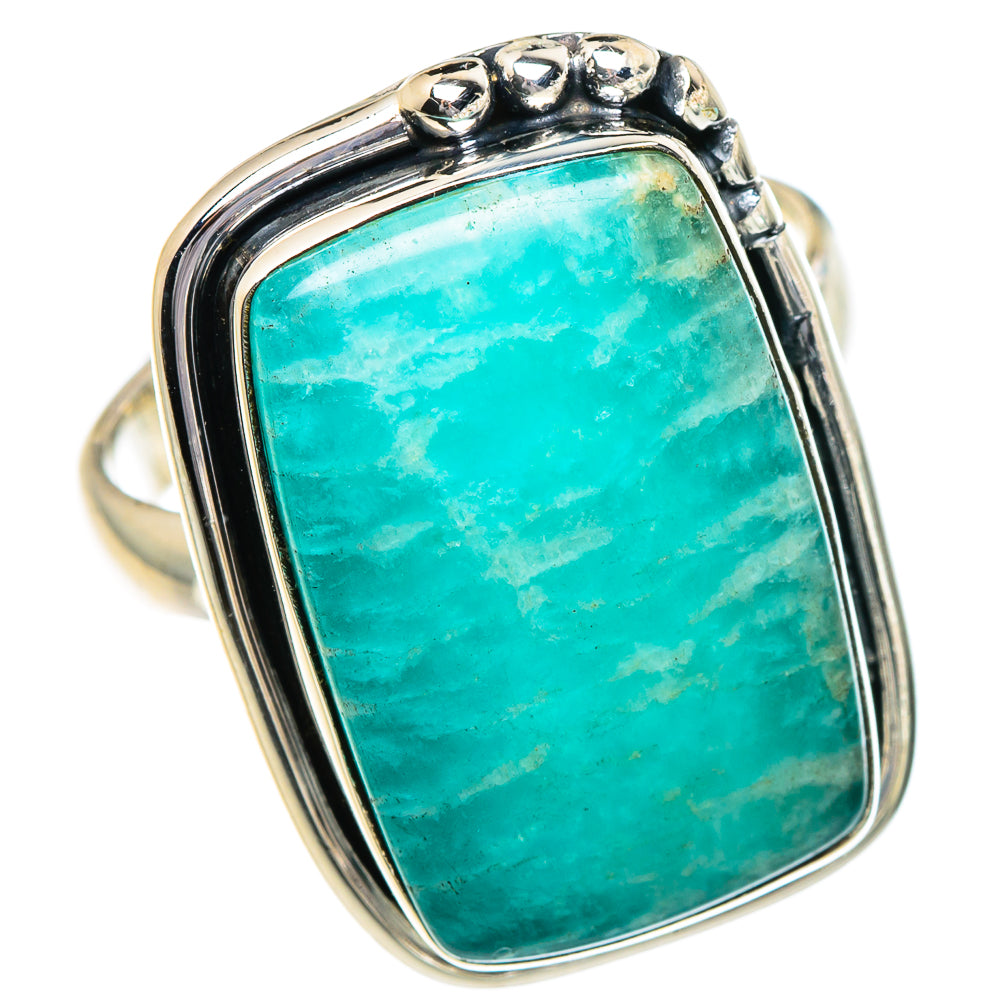 Amazonite Rings handcrafted by Anasilvercos - RING94871