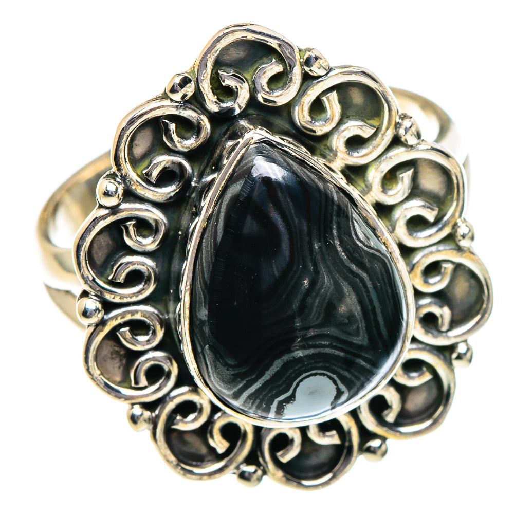 Psilomelane Rings handcrafted by Anasilvercos - RING94883