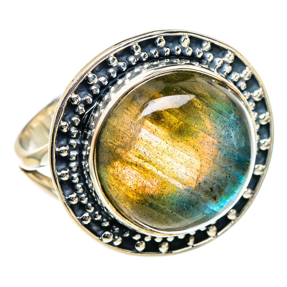 Labradorite Rings handcrafted by Anasilvercos - RING94887