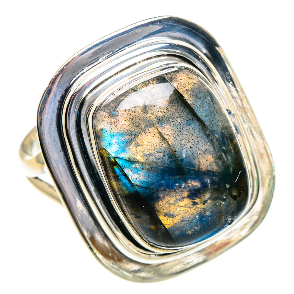 Labradorite Rings handcrafted by Anasilvercos - RING94892