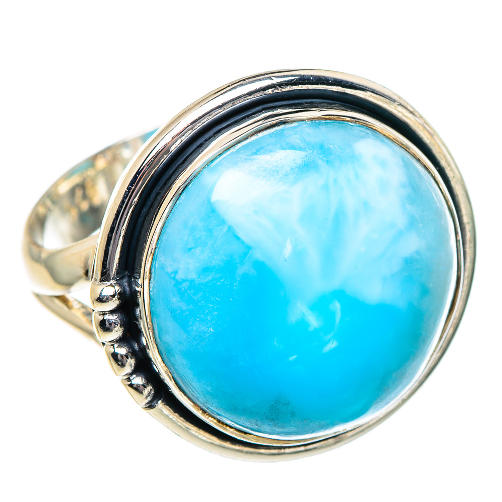 Larimar Rings handcrafted by Anasilvercos - RING94894