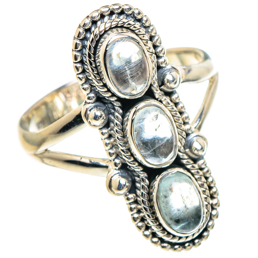 Aquamarine Rings handcrafted by Anasilvercos - RING94896