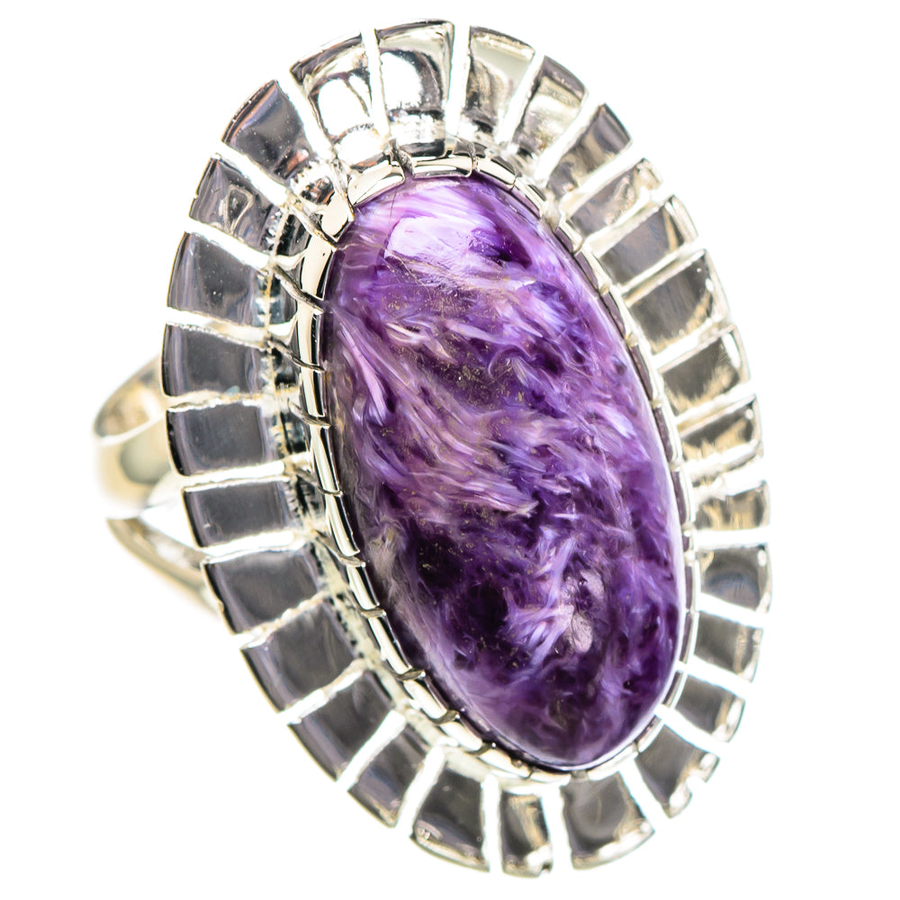 Charoite Rings handcrafted by Anasilvercos - RING94907