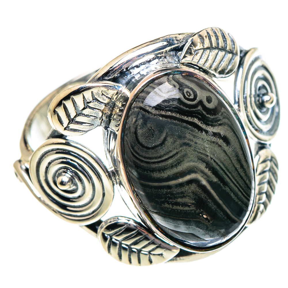 Psilomelane Rings handcrafted by Anasilvercos - RING94911