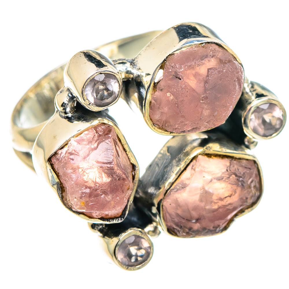 Rose Quartz Rings handcrafted by Anasilvercos - RING94929