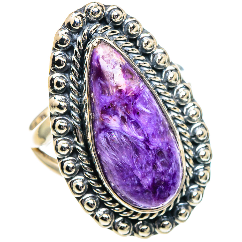Charoite Rings handcrafted by Anasilvercos - RING94931