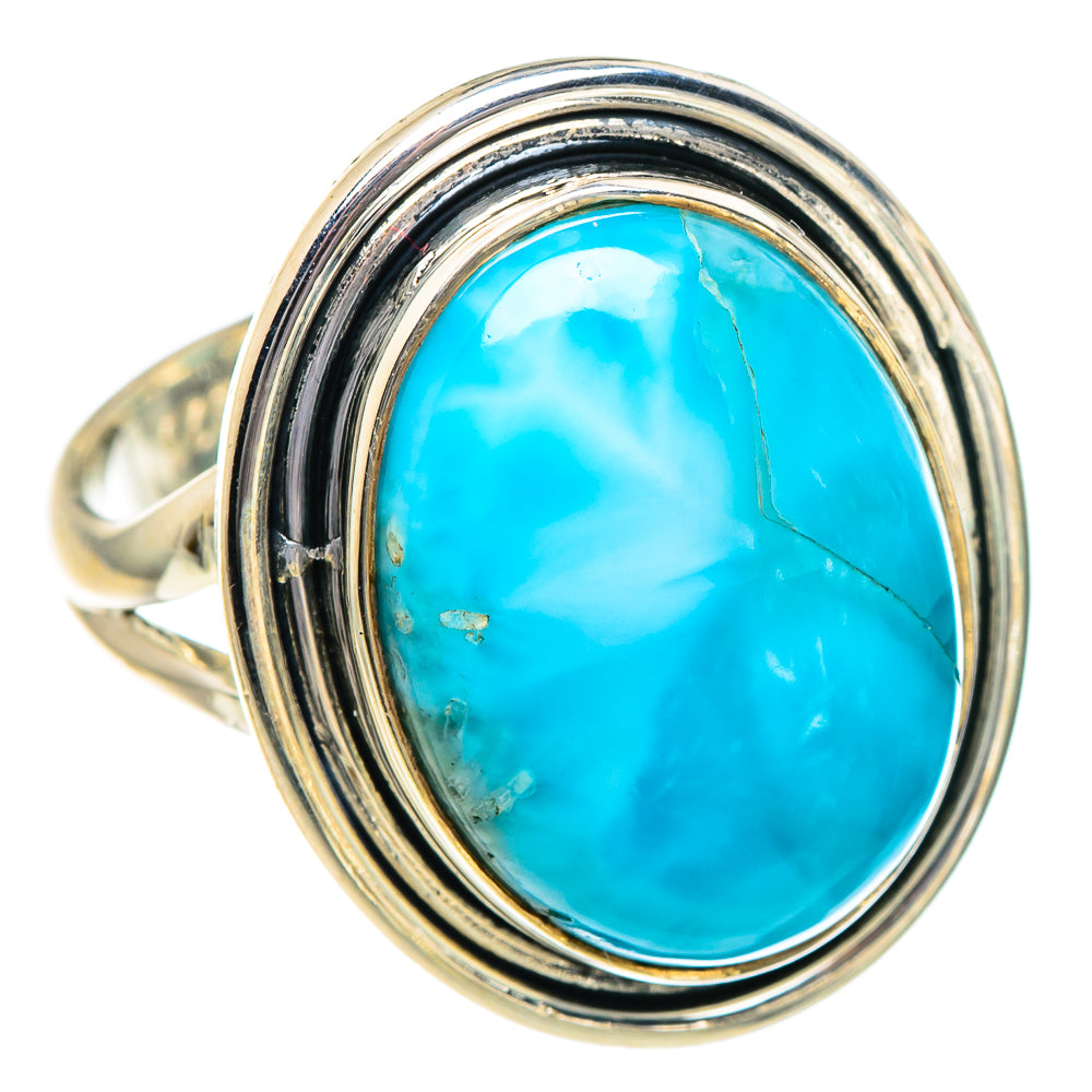 Larimar Rings handcrafted by Anasilvercos - RING94944