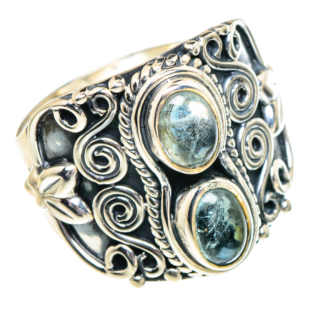 Aquamarine Rings handcrafted by Anasilvercos - RING94945