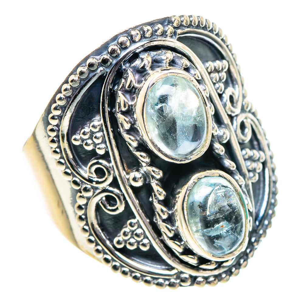 Aquamarine Rings handcrafted by Anasilvercos - RING94962 - Photo 2